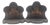 Early 20th Century American Cast-Iron Fireside Bookends, Pair For Sale