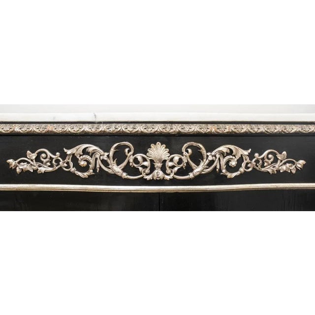 Wood Napoleon III Ebonized Meuble d'Appui Cabinet For Sale - Image 7 of 9