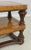 1990s Henredon Leather Top Tired Occasional Table For Sale - Image 5 of 8