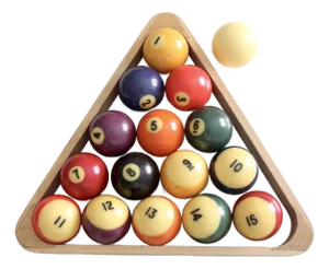 Vintage Billiard Balls Set