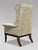 A handsome late georgian william iv mahogany high-back wing armchair a superb late georgian, early william iv period high-...