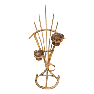 Vintage Bamboo Plant Stand