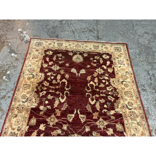 4ft 2in × 5ft 8in Pak-Veg Hand-Knotted Area Rug, Vintage For Sale In San Francisco - Image 6 of 12