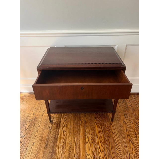 Mahogany Two Tier Side Tables, a Pair For Sale In Nashville - Image 6 of 10