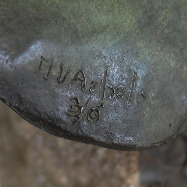 Female Bust, 1990s, Bronze For Sale - Image 10 of 11