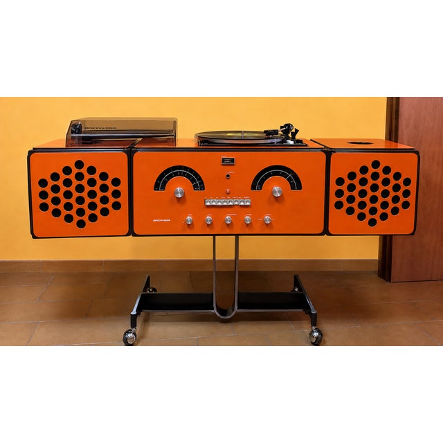 Cubo RR 126 FO Radiophonograph by Fratelli Castiglioni for Brionvega, Italy, 1960s For Sale - Image 9 of 11