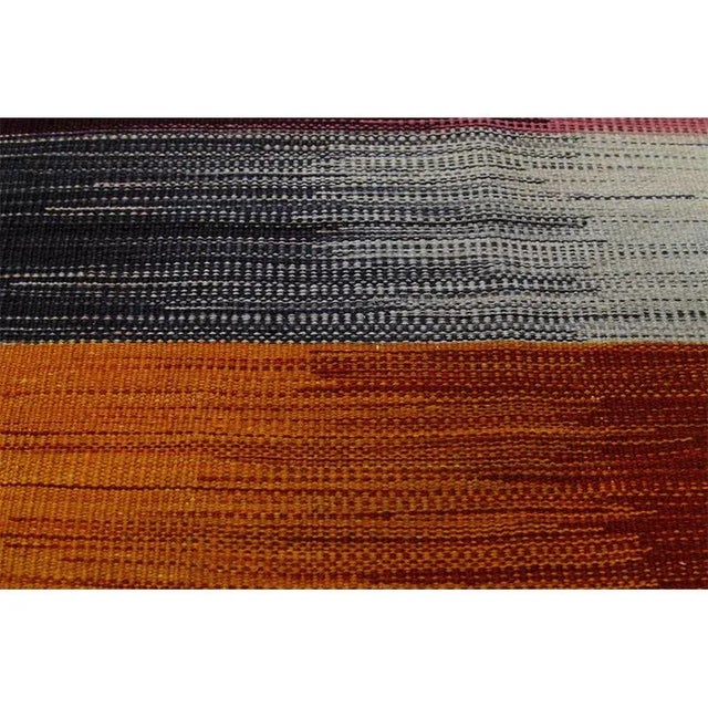 Handwoven Scandinavian Style Kilim Area Rug 3’8″ X 5’11” For Sale In Dallas - Image 6 of 12