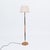Brown Floor Lamp with Double Tapered Stem, Denmark, 1960s For Sale - Image 8 of 8