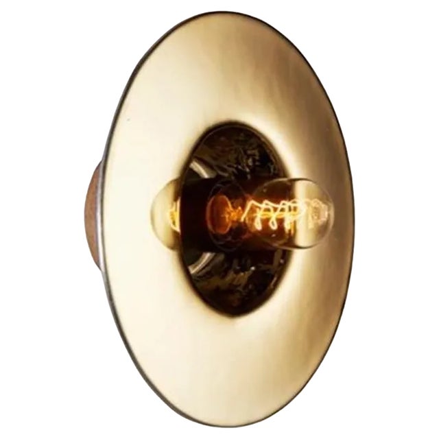 Gold Alvéole Wall Light by Radar For Sale