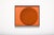 Contemporary Orange Glass and Lacquered Wood Frame Mirror Moon by Reda Amalou Design For Sale - Image 3 of 15