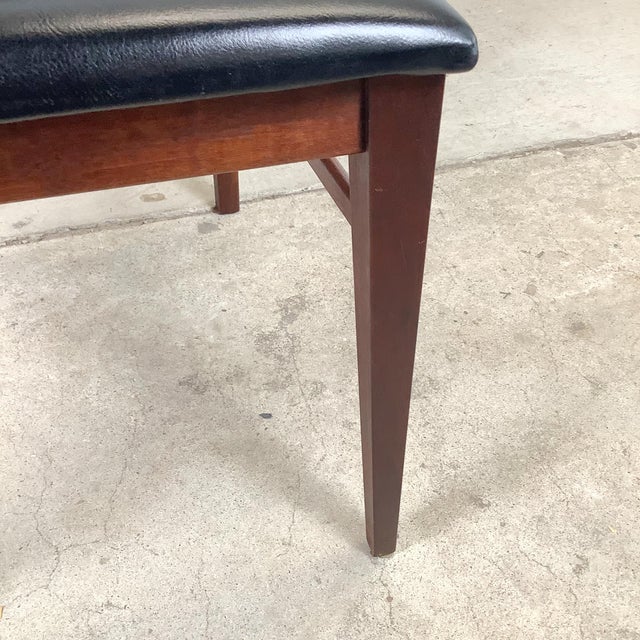 MCM Dillingham Walnut High-Back Dining Chairs, Circa 1960s, Set 3 For Sale - Image 18 of 18
