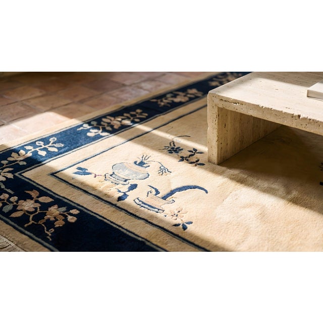 Antique Chinese Peking Rug. For Sale - Image 12 of 12