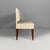 Art Deco Italian Bench in Wood and White Leather, 1940s For Sale - Image 4 of 18
