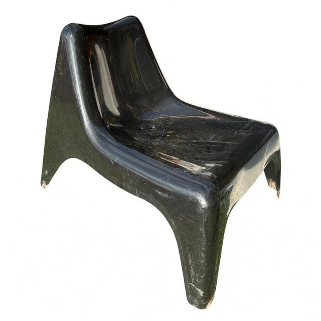 Sculptural Black and White Garden Lounge Chairs from Ikea, Set of 2 For Sale - Image 4 of 8