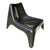 Sculptural Black and White Garden Lounge Chairs from Ikea, Set of 2 For Sale - Image 4 of 8
