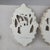 Vintage 1962 Jayess United Chicago Chalkware Wall Plaques Rococo Couple Set of 2 For Sale - Image 12 of 15