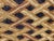1980s Vintage African Kuba Kasai Velvet Raffia Textile Zaire 23 "By 22" For Sale - Image 5 of 9