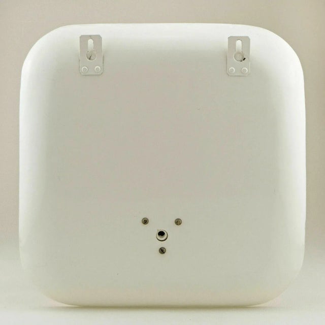 Metal Mid-Century White Brass Wall Light, 1960s For Sale - Image 7 of 8