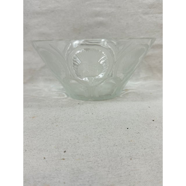 Vintage Lalique Thistle Bowl For Sale In New Orleans - Image 6 of 11