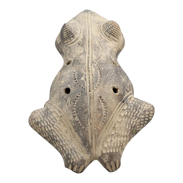 Pre-Columbian Chimú Frog Whistle, 1100s For Sale - Image 3 of 10