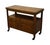 DAVIS CABINET Co. Solid Walnut Italian Provincial 80" Flip Top Server Buffet 31" High Leaves Closed: 40.5" Wide Leaves...