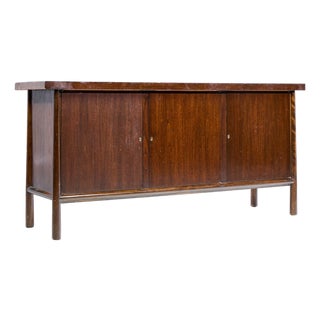 Robsjohn Gibbings for Widdicomb Mid Century Walnut Credenza For Sale