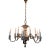 12 Light Dipped Silver Chandelier For Sale