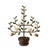 Hollywood Regency Vintage Italian Tole Espalier / Espaliered Tree Sculpture, Fruit Tree, Birds, Blossoms, & Apples, Manner of Mottahedeh For Sale - Image 3 of 9