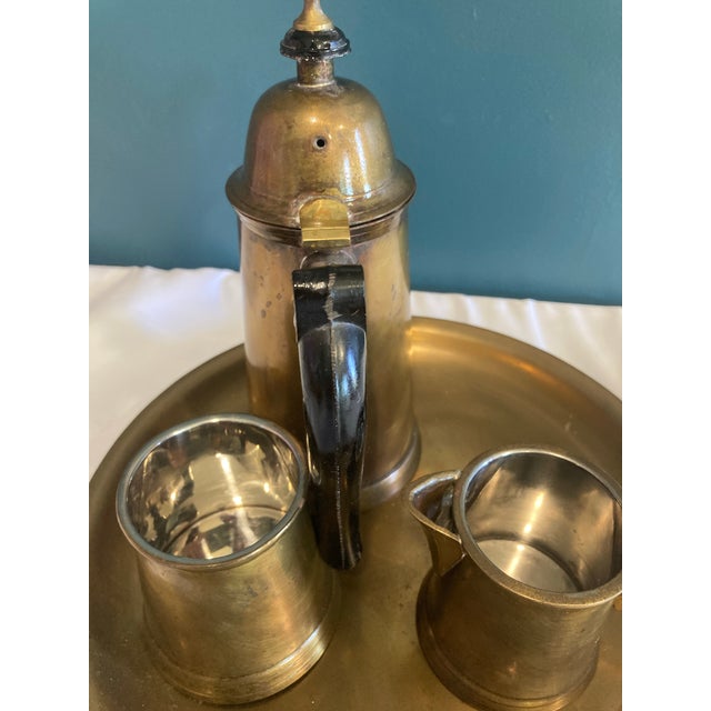 Mid-Century Gatco Brass Coffee Service Set- 4 Pieces For Sale In Oklahoma City - Image 6 of 8
