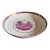 Rare Antique Pink Lustre and Bat Printed Pearlware Low Serving Bowl, Attributed to Thomas Wolfe, Circa 1805 For Sale