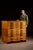 Industrial Pair of Mid-Century Mayline Oak Architectural Flat File Cabinets For Sale - Image 3 of 11