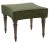 The Chairish Collection Calypso Stool, Moss Linen For Sale - Image 4 of 4