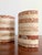 Vintage Striped Travertine Demilune Bookends by Fratelli Mannelli, 1970s, Set of 2 For Sale - Image 9 of 16