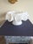Milk Glass Swirl Pattern Punch Set For Sale - Image 12 of 16