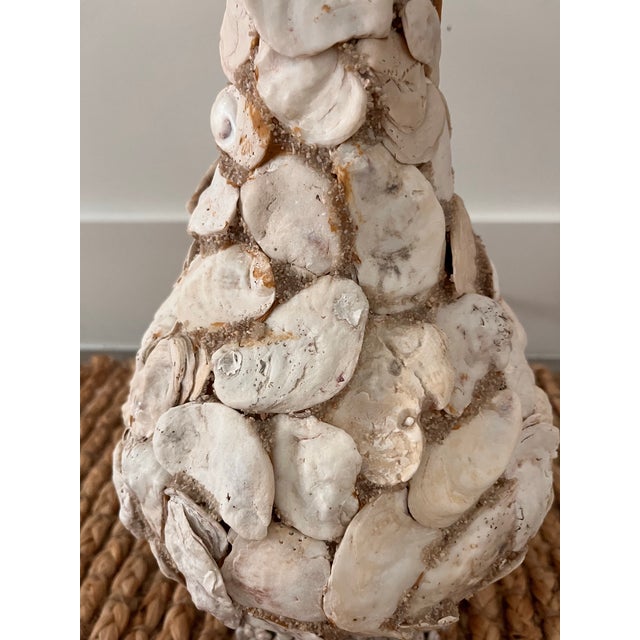 Vintage Shell Encrusted Table Lamps-a Pair For Sale - Image 11 of 12