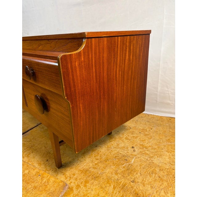Brown Mid-Century Modern Danish Teak Sideboard, 1960 For Sale - Image 8 of 10