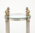 Maison Jansen Style 3 Tier Steel and Brass Side Table For Sale In New York - Image 6 of 15