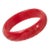 Bakelite Carved Bracelet Bangle Magenta Red Marble For Sale