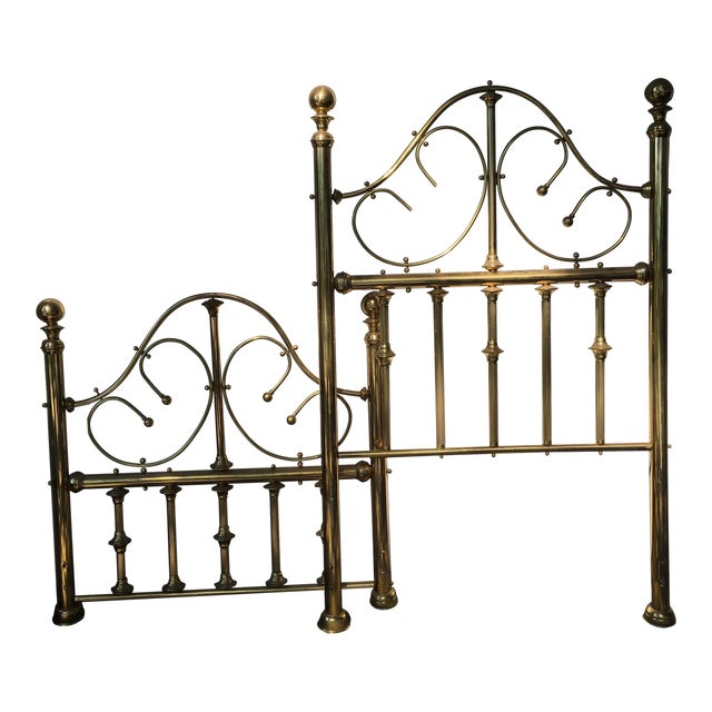 Vintage Brass Twin Bed Chairish