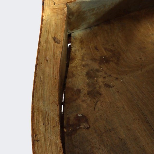 Antique Faux Painted Carved Walnut Etagere With Mirror C1890 For Sale - Image 9 of 17