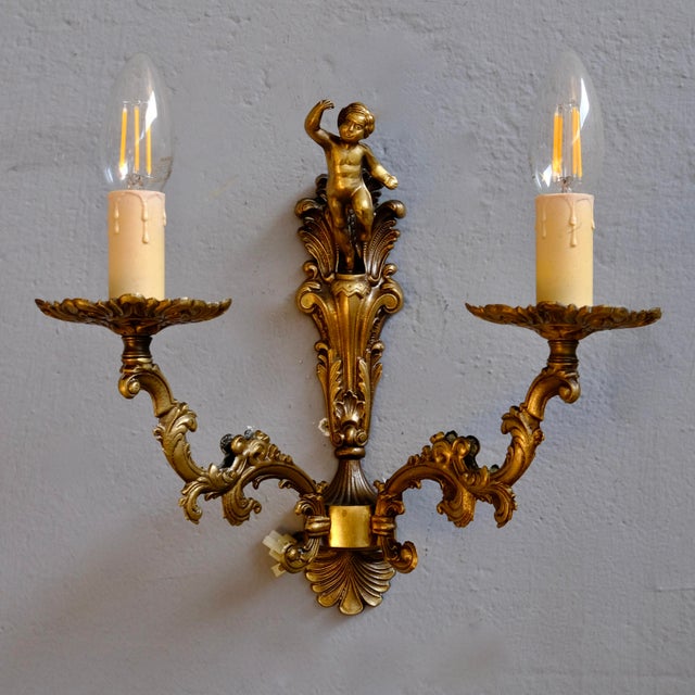 Her and Him Sconces with Two Arms, Set of 2 For Sale - Image 13 of 18