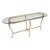 Mid-Century Hollywood Regency Brass Horse’s Head Guéridon Side Table With Heavy Glass Top - Manner of Maison Jansen / LaBarge For Sale