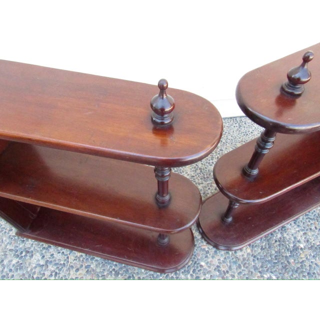 Antique English Mahogany Shop Display Shelves by Avery LTD For Sale - Image 9 of 12