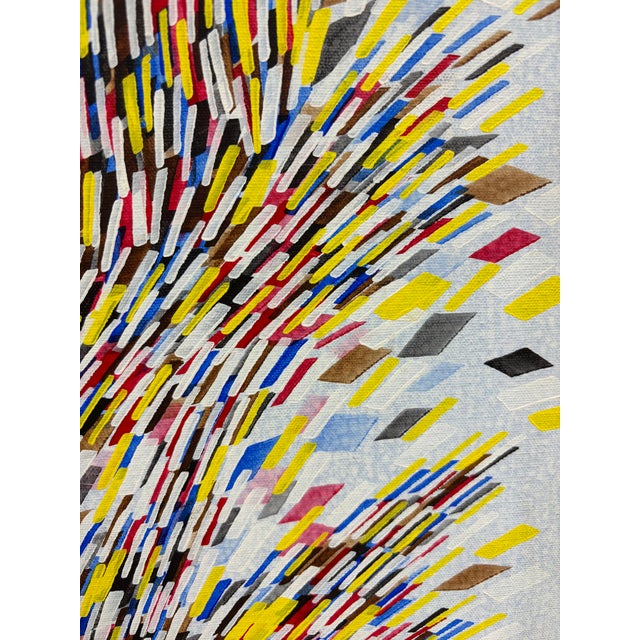 Abstract Vintage Contemporary Abstract Oil Painting For Sale - Image 3 of 12