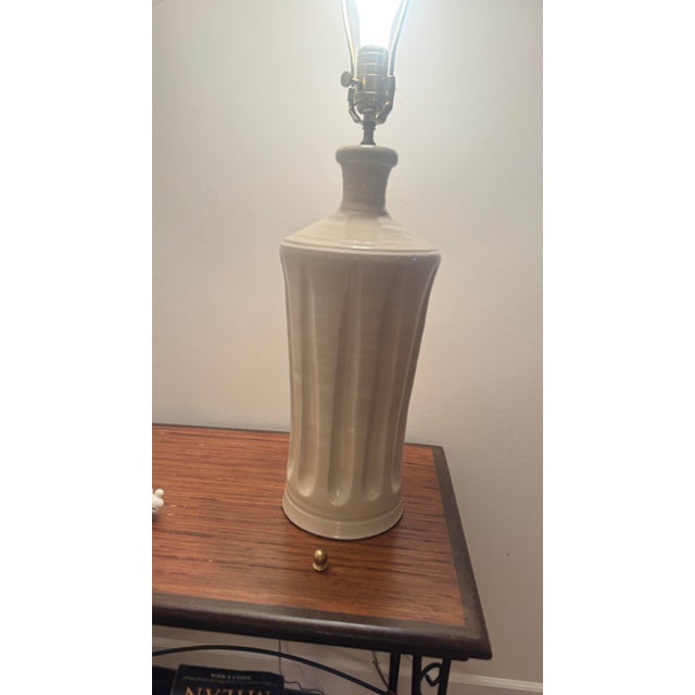 Contemporary Simon Pearce Belmont Pottery Table Lamp Base For Sale - Image 3 of 7