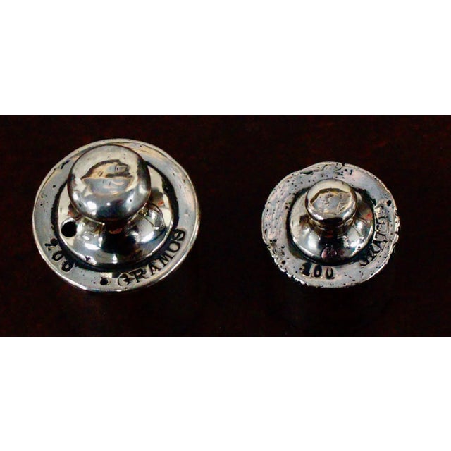 Metal Antique Italian Brass Weights, Set of 10 For Sale - Image 7 of 10