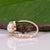 Ethiopian Opal Cabochon Ring: Solid 14k Gold, Round 7.5mm - October Birthstone, Size 6.75 For Sale - Image 9 of 9