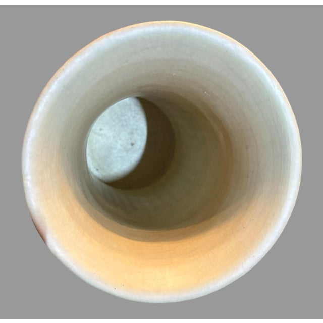 Roseville Pottery Vintage 12" Roseville Art Pottery Corinthian Vase For Sale - Image 4 of 6