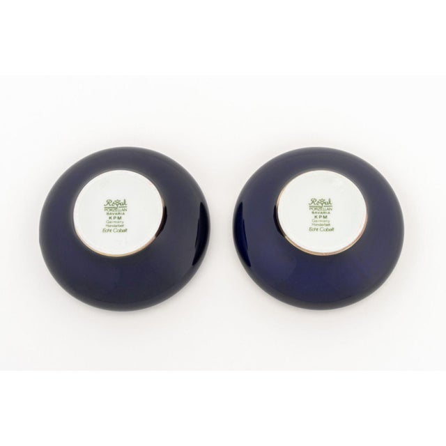 Late 20th Century KPM and Limoges Cobalt Blue Porcelain Boxes, 10 For Sale - Image 5 of 17