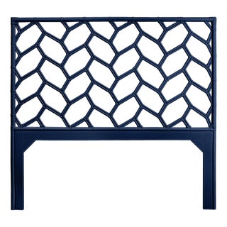 Silas Headboard Queen - Navy For Sale